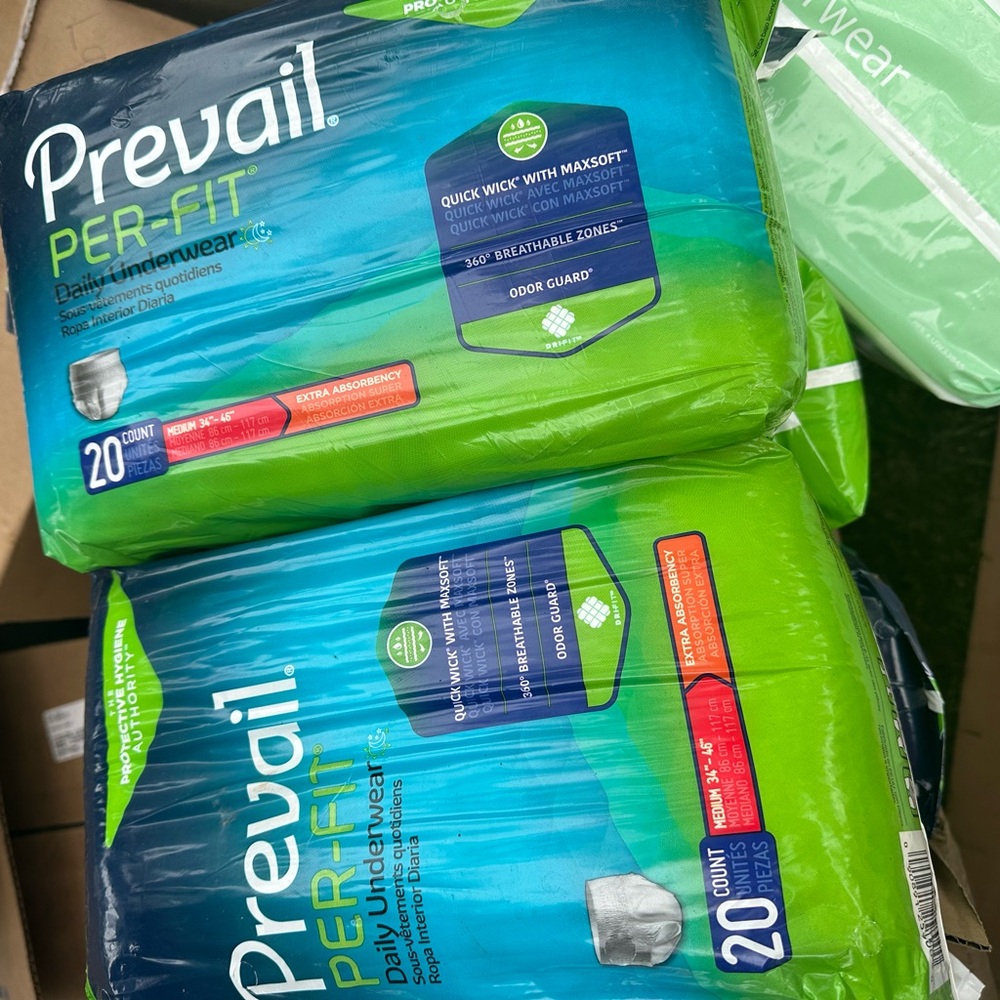 3 packs Adult diapers incontinence supplies
